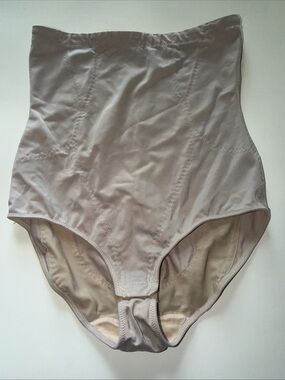 Dr Reys Instant Shapewear Beige Snap Size Large Hi Waisted